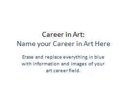 Career in Art: