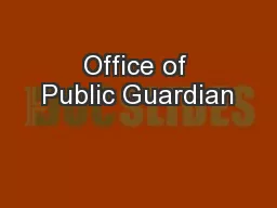 Office of Public Guardian