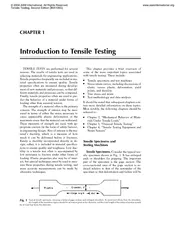 CHAPTER1IntroductiontoTensileTesting