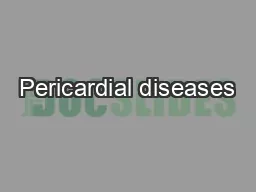 Pericardial diseases