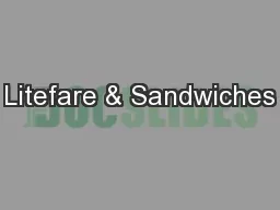 Litefare & Sandwiches