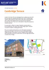 Located in the heart of the city, Cambridge Terrace is within easy rea