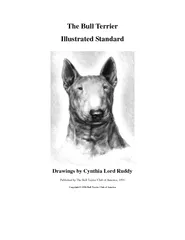 The Bull Terrier Illustrated Standard