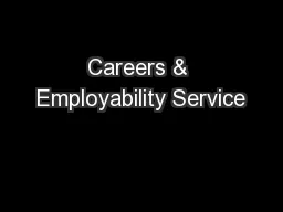 Careers & Employability Service