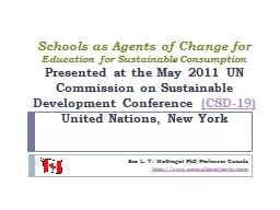 Schools as Agents of Change for