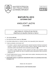 MATURITA 2013EXTERN