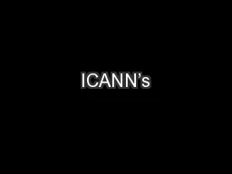 ICANN’s