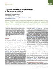 CognitiveandPerceptualFunctionsoftheVisualThalamusYuriB.SaalmannandSab