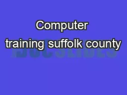 Computer training suffolk county