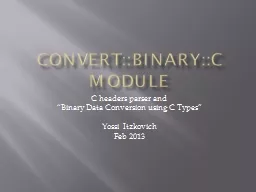Convert::Binary::C module