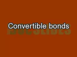 Convertible bonds