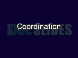 Coordination