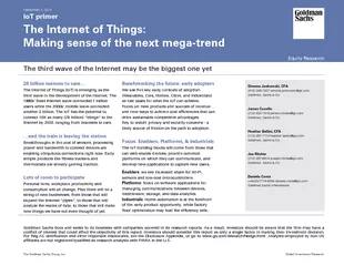 September 3, 2014 IoT primer The Internet of Things: Making sense of t