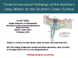 ThreeDimensional Pathways of the Northern Deep Waters to the Southern
