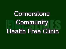 Cornerstone Community Health Free Clinic