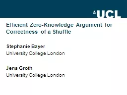 Efficient Zero-Knowledge Argument for Correctness of a Shuf