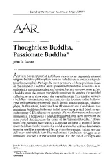 Thoughtless Buddha Indra, the the gods, hurries hither to implore Budd