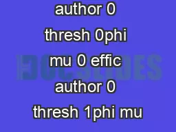 phi mu 0 effic author 0 thresh 0phi mu 0 effic author 0 thresh 1phi mu