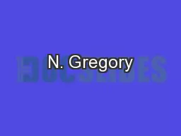 N. Gregory