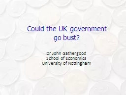 Could the UK government go bust?
