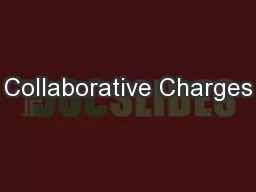 Collaborative Charges
