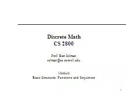 1 Discrete Math
