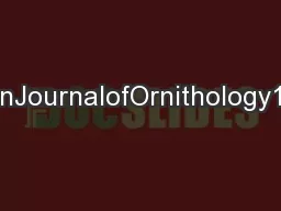 TheWilsonJournalofOrnithology124(2):375