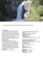Fotospot Groppensteinschlucht/Obervellach