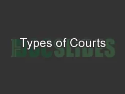 Types of Courts