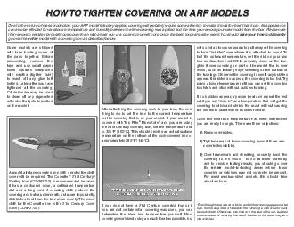 A model airplane covering iron with a protective cloth cover will be r