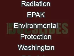 United States Air and Radiation EPAK Environmental Protection Washington DC  July  Agency httpwww