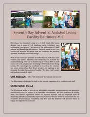 Seventh Day Adventist Assisted Living Facility Baltimore Md