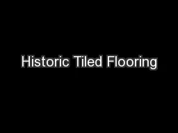 Historic Tiled Flooring
