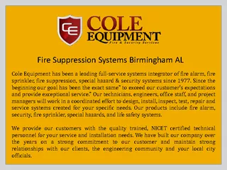 PDF-Fire Suppression Systems Birmingham AL