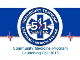 Community Medicine Program
