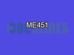 ME451