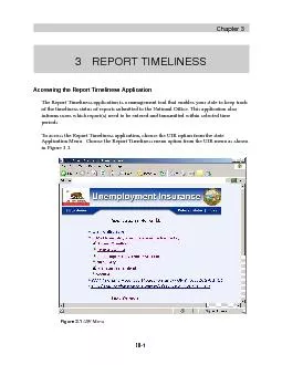 3 REPORT TIMELINESS