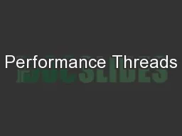 Performance Threads