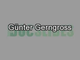 Günter Gerngross