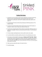 Tinkled Pink Rules