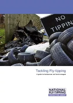 Tackling Fly-tipping
