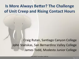 Is More Always Better? The Challenge of Unit Creep and Risi