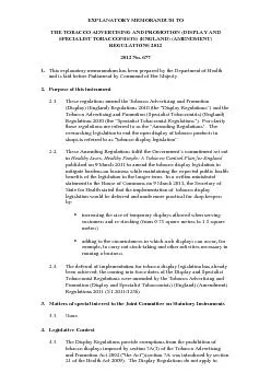 SPECIALIST TOBACCONISTS) (ENGLAND) (AMENDMENT)This explanatory memoran