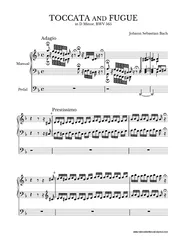 TOCCATA AND FUGUEin D Minor, BWV 565Johann Sebastian Bach