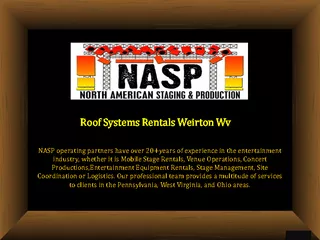 Roof Systems Rentals Weirton wv