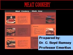 MEAT COOKERY