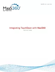 Integrating TouchDown with MaaS360Technical Guide