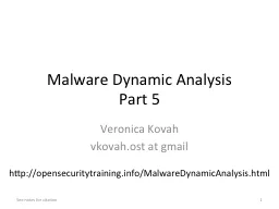 Malware Dynamic