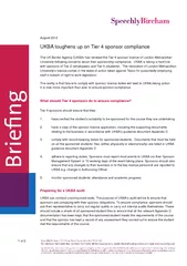 August 2012 UKBA toughens up on Tier 4 sponsor complianceThe UK Border