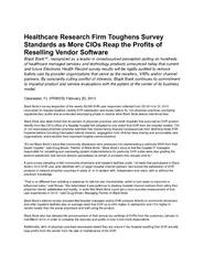 Healthcare Research Firm Toughens Survey